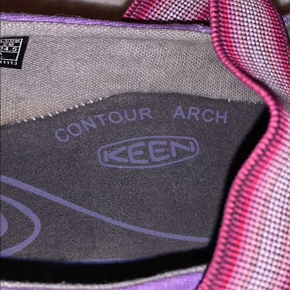 Keen Rivington MJ Youth Round Toe Canvas Purple - Picture 7 of 8